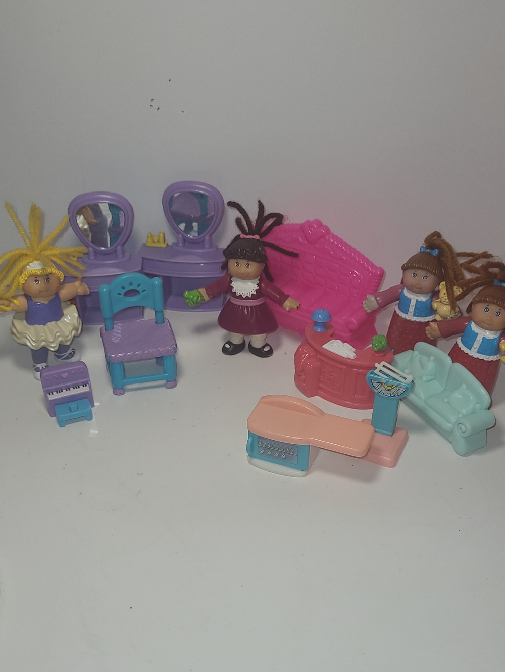Kids Doll 1992,Playset with Purple, Pink, Teal Accessories
